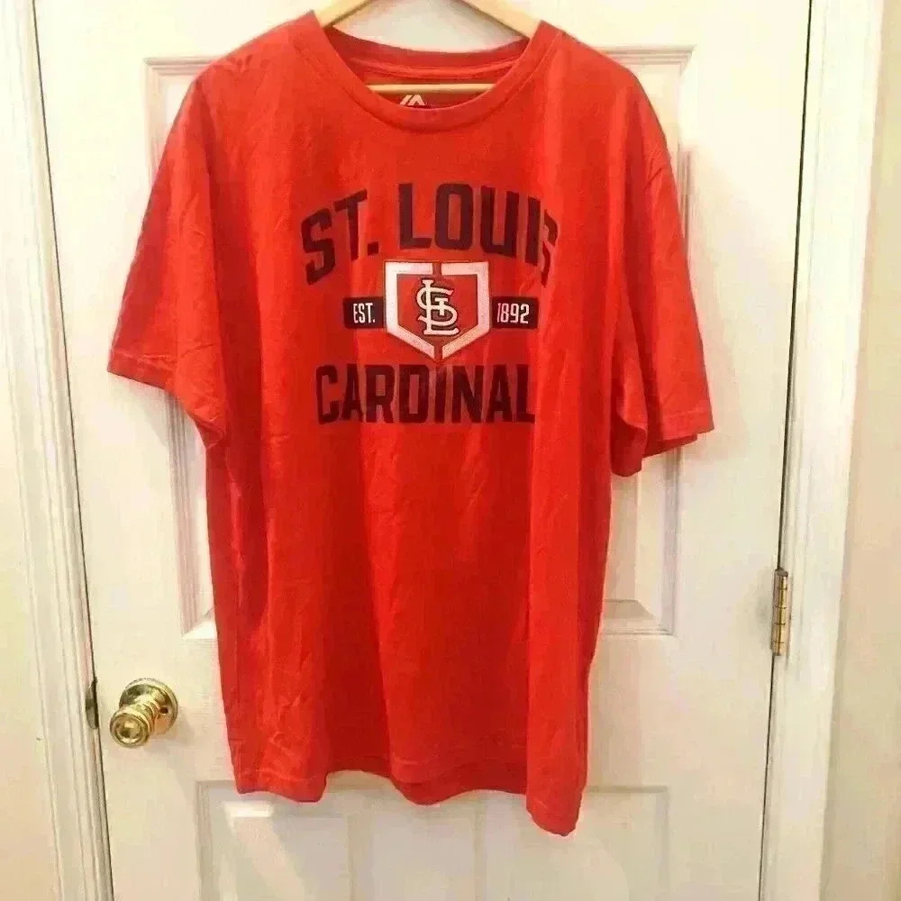 NWT MAJESTIC ST LOUIS CARDINALS SIZE 2XL